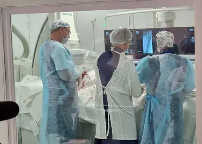 В Минусинске провели высокотехнологичную операцию по стентированию артерий ног