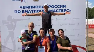 Красноярские спортсмены завоевали 11 медалей на чемпионате России по биатлону среди ветеранов