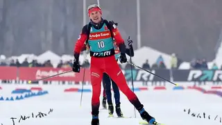 Красноярский биатлонист победил в гонке преследования финального этапа Кубка России