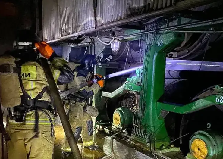 На пожаре в Новоалтайске были спасены пятеро человек
